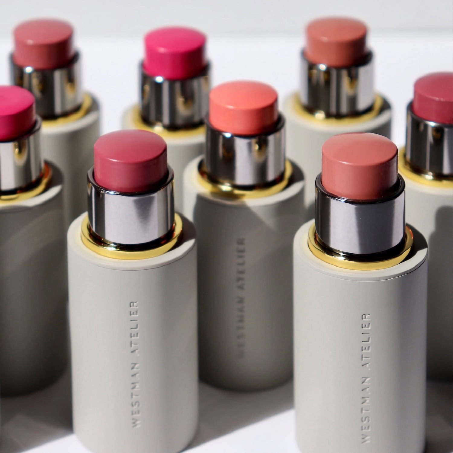 Westman Atelier Baby Cheeks Lip + Cheek Cream Blush Stick - Color: Petal - Image 8