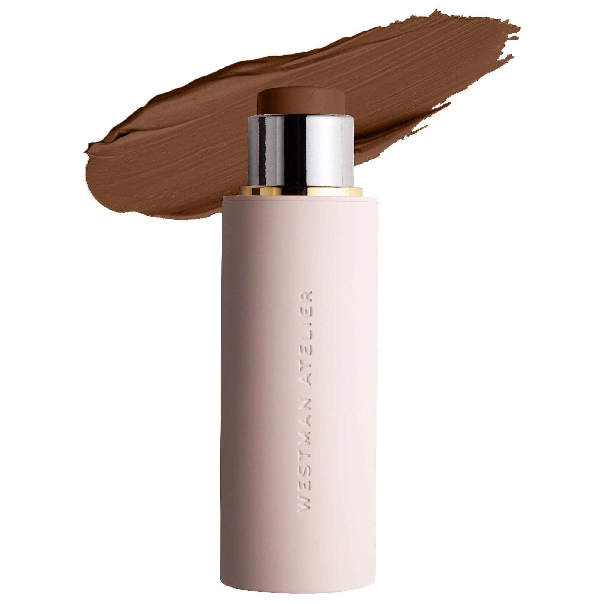 Westman Atelier Vital Skin Full Coverage Foundation and Concealer Stick Color: Atelier XIII - Rich Coffee, Warm Undertone