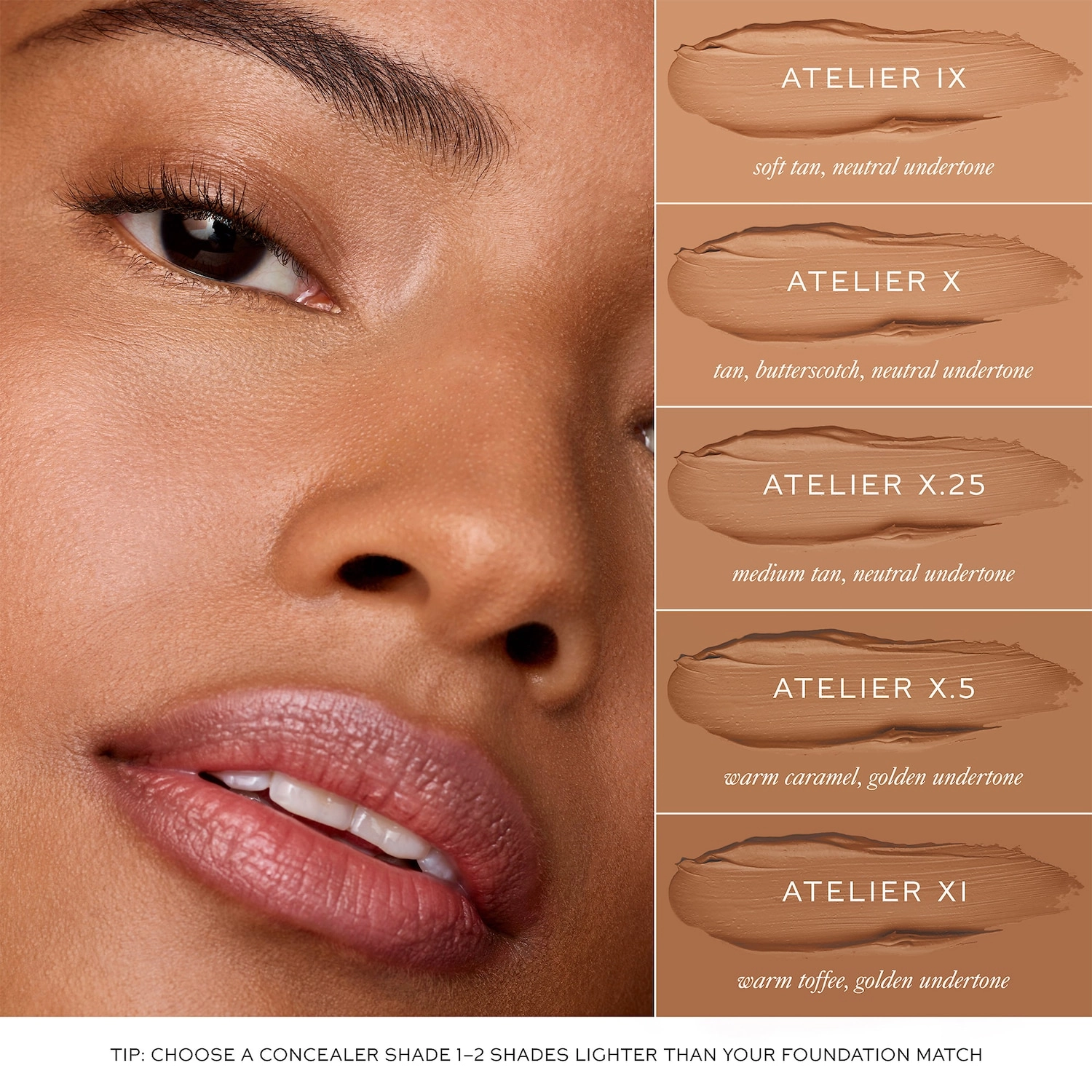 Westman Atelier Vital Skin Full Coverage Foundation and Concealer Stick - Color: Atelier X - Tan Butterscotch, Neutral Undertone - Image 6