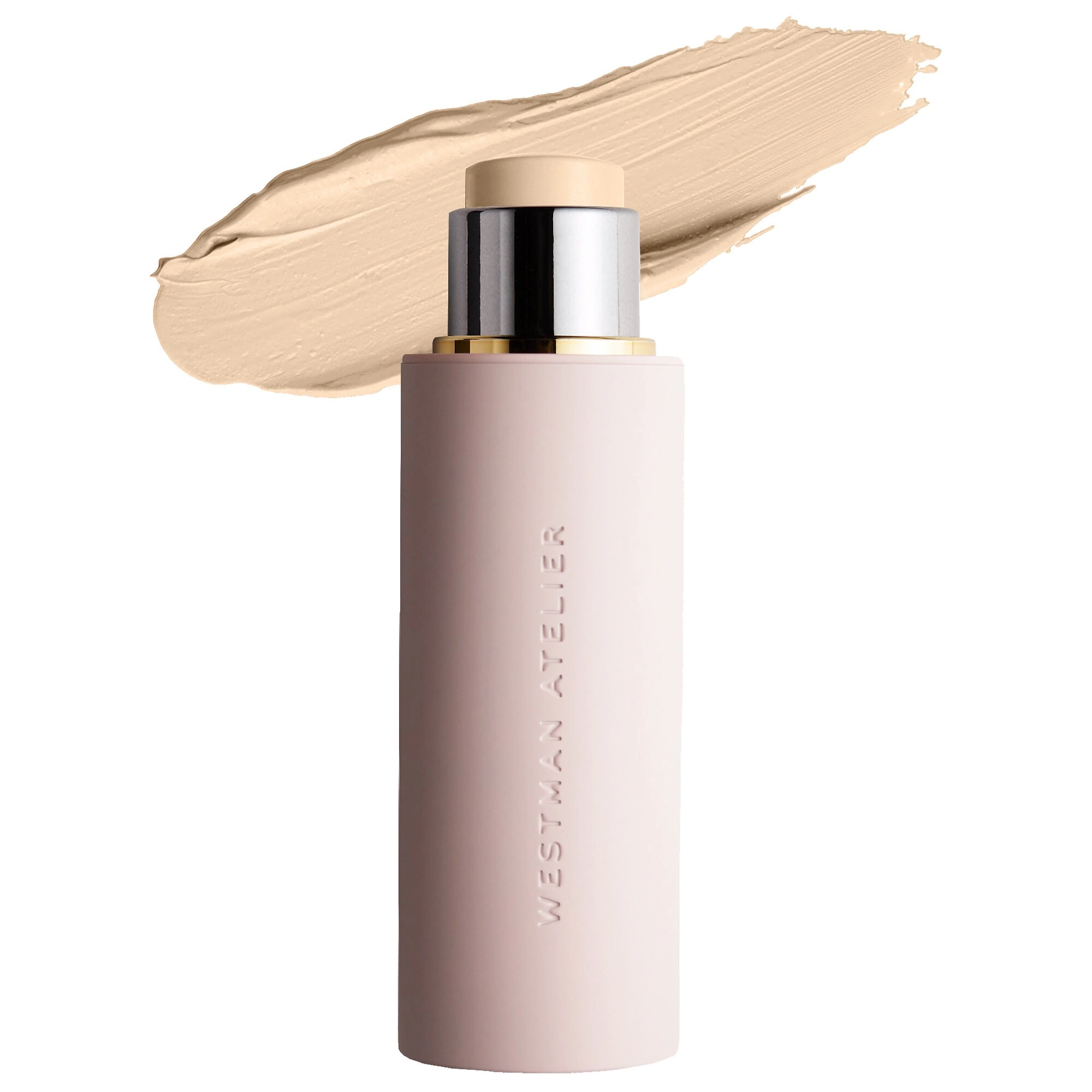 Westman Atelier Vital Skin Full Coverage Foundation and Concealer Stick - Atelier II, Light, Golden Undertone