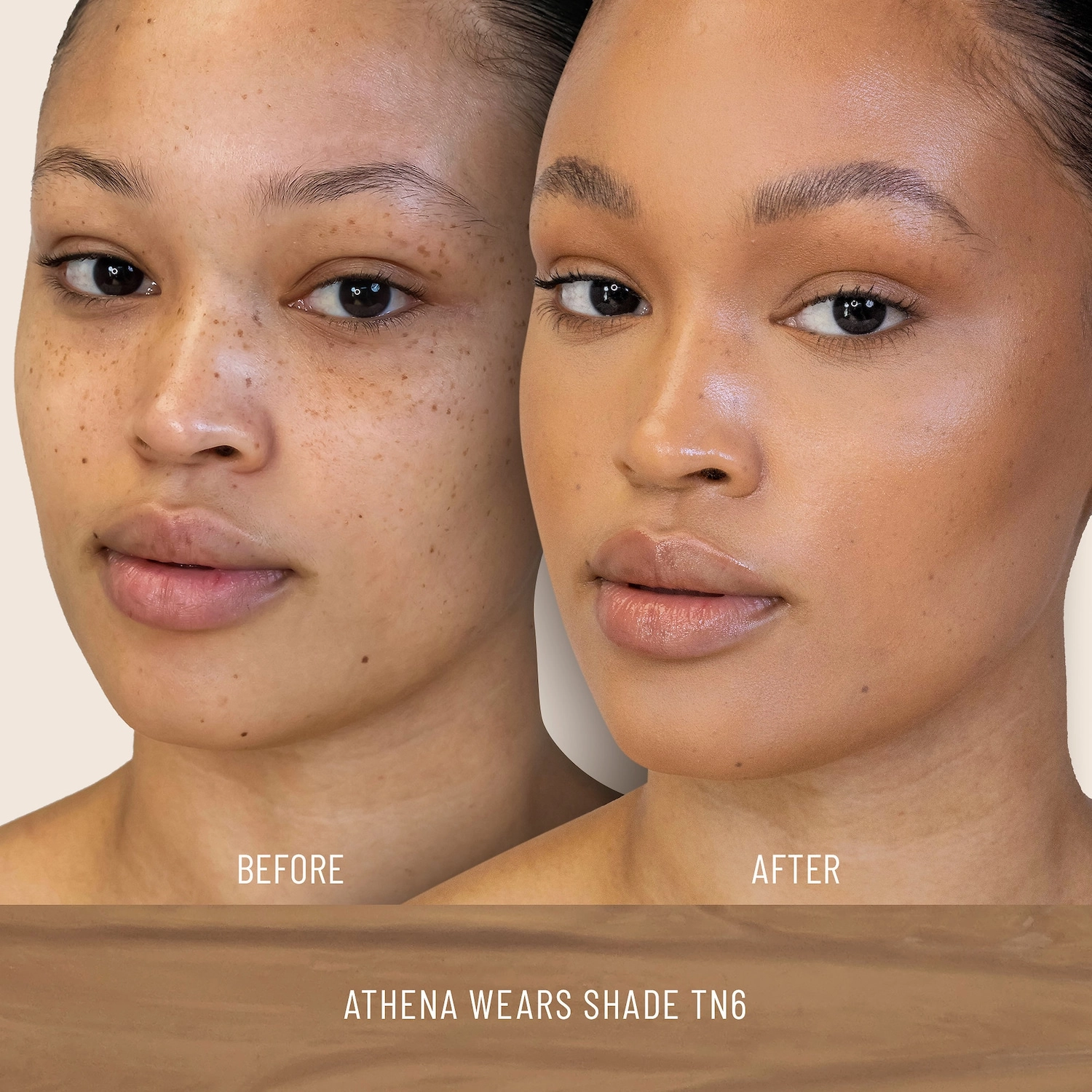 LYS Beauty Triple Fix Serum Foundation Color: TN3 - Oak - Tan Skin with Neutral Undertones - Image 2