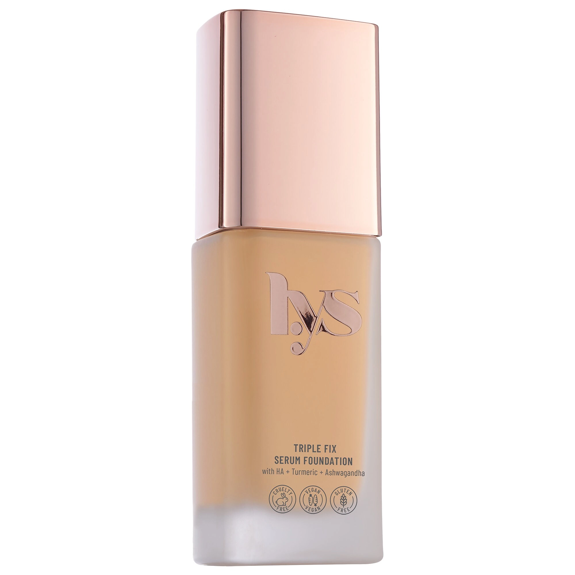 LYS Beauty Triple Fix Serum Foundation Color: TN3 - Oak - Tan Skin with Neutral Undertones