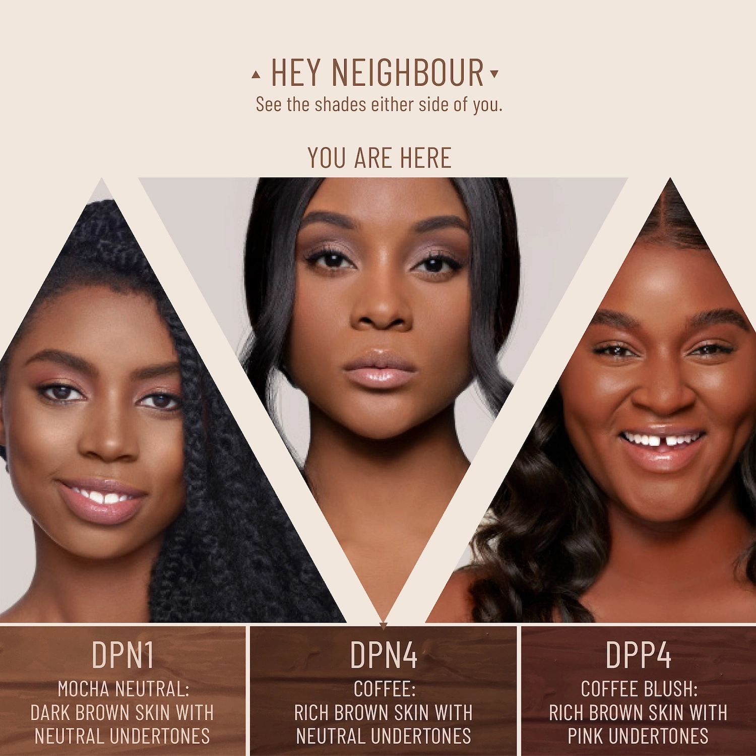 LYS Beauty Triple Fix Serum Foundation Color: DPN4 - Coffee - Rich Brown Skin with Neutral Undertones - Image 4