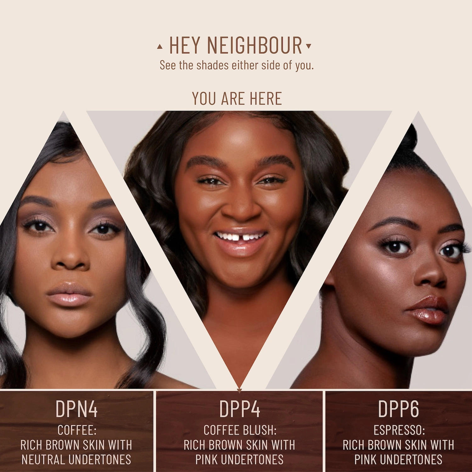 LYS Beauty Triple Fix Serum Foundation Color: DPP4 - Coffee Blush - Rich Brown Skin with Pink Undertones - Image 4