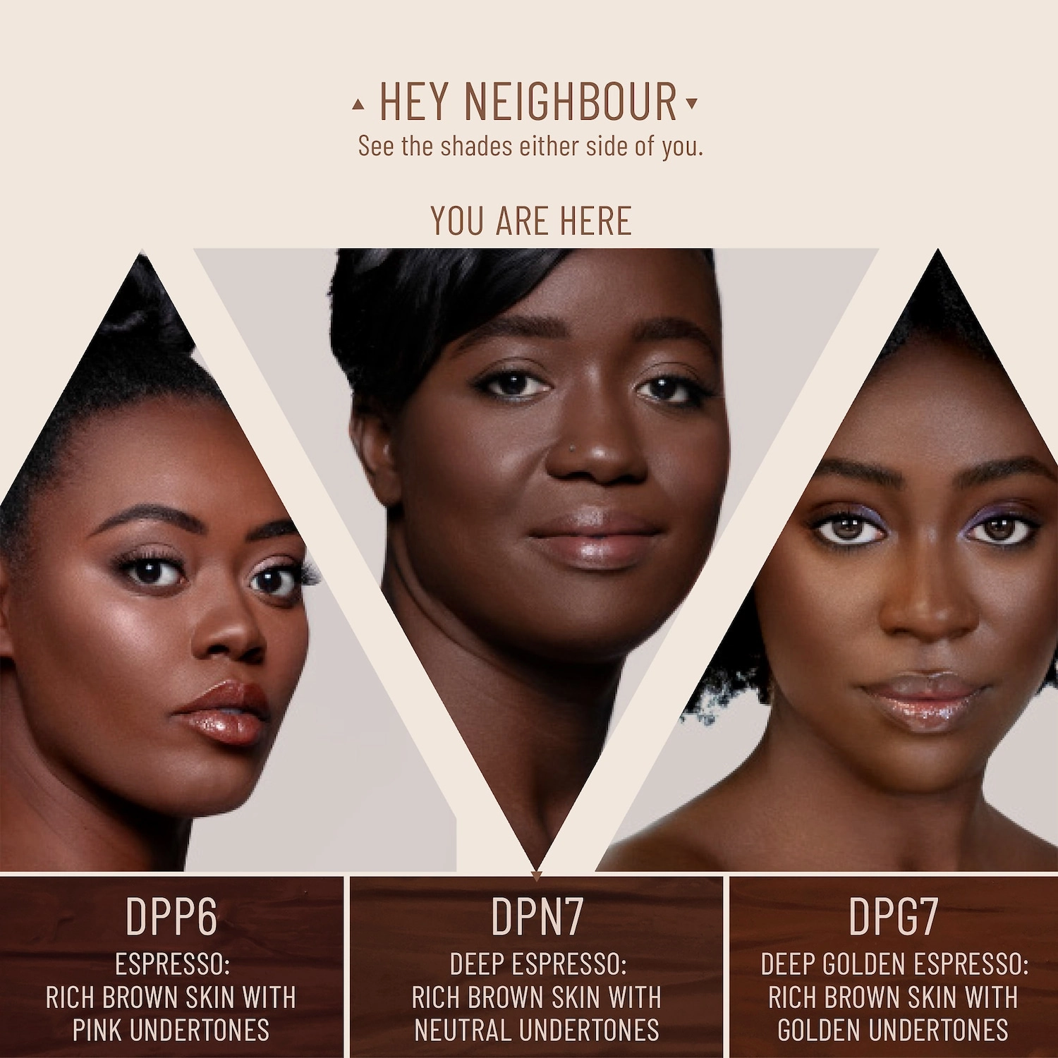 LYS Beauty Triple Fix Serum Foundation Color: DPN7 - Deep Espresso - Rich Brown Skin with Neutral Undertones - Image 5
