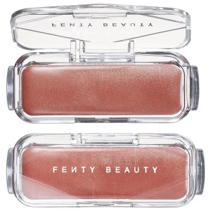 Fenty Beauty by Rihanna Gloss Bomb Dip Clip-On Luminizer in Fenty Glow - Shimmering Rose Nude Limited Edition Vegan Shimmer Finish