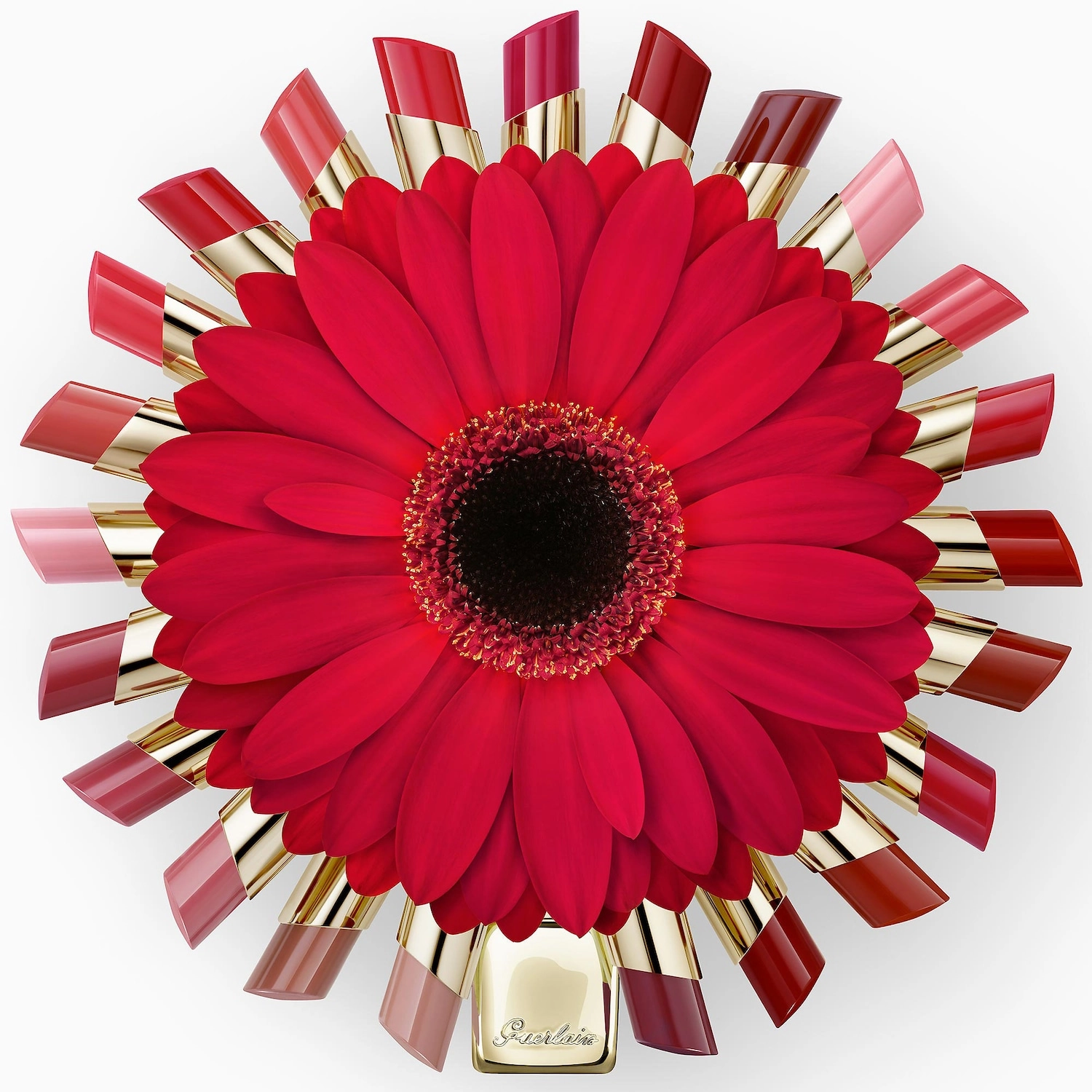 GUERLAIN KissKiss Shine Bloom Lipstick Balm Color: 219 Eternal Rose - Image 6
