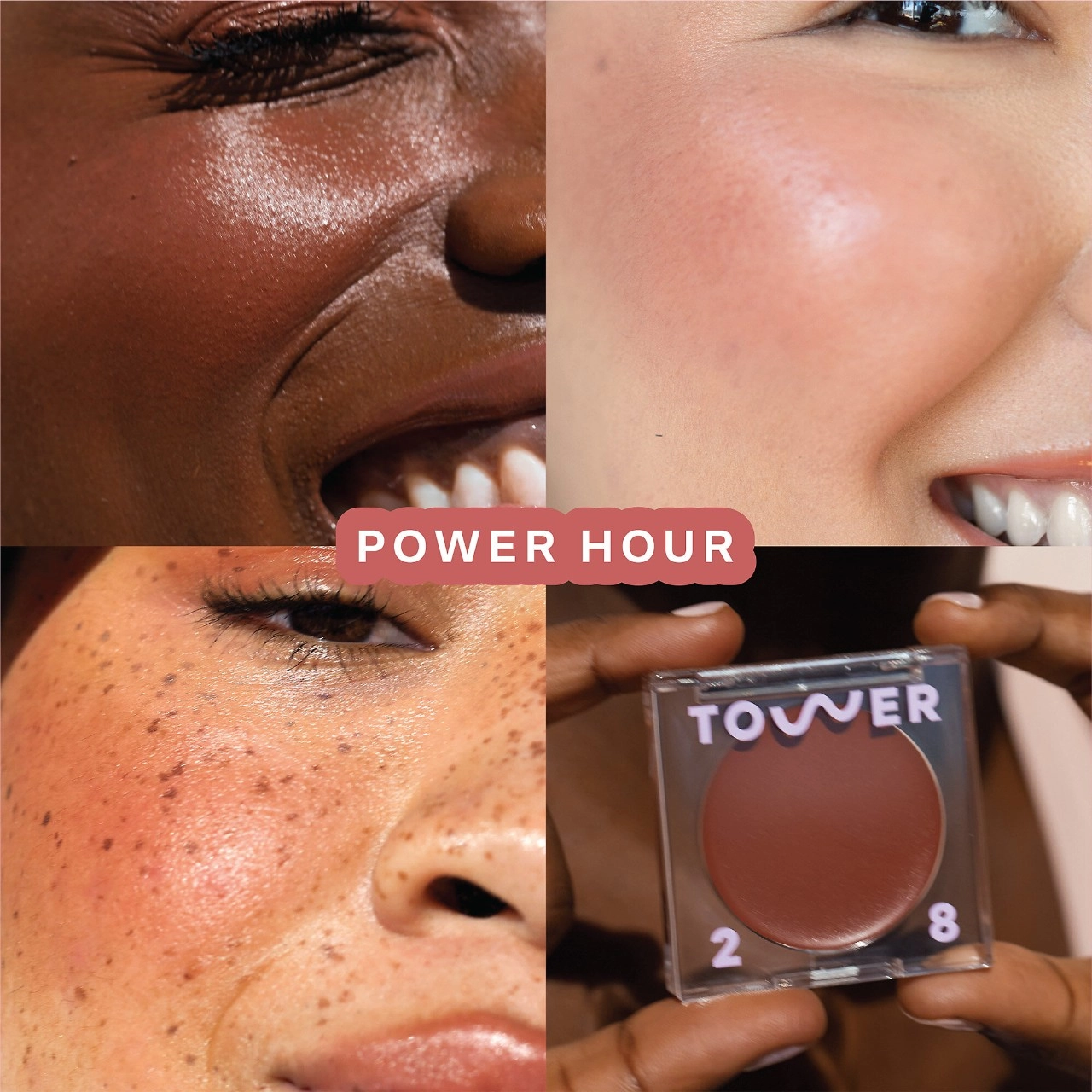 Tower 28 Beauty BeachPlease Lip + Cheek Cream Blush Color: Power Hour - Image 2