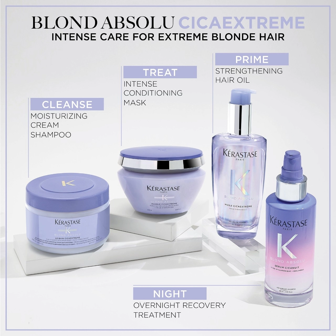 Kérastase Blond Absolu Moisturizing Cream Shampoo for Very Damaged Blonde Hair - 8.5 oz/250 mL - Image 8