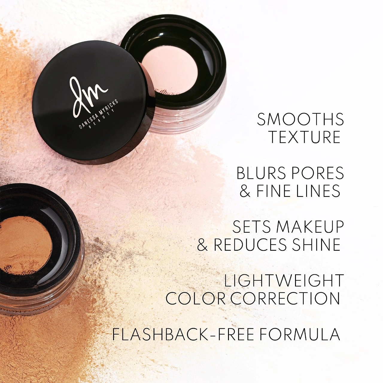 Danessa Myricks Beauty Evolution Setting & Blurring Loose Powder Color 4 - Reddish Brown Vegan Matte Finish - Image 6