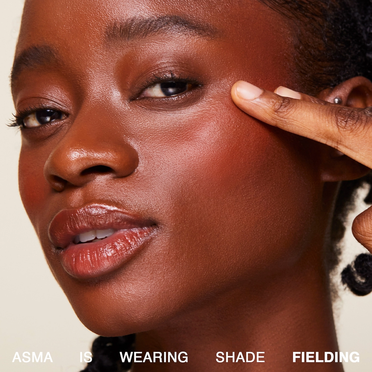 Freck Beauty Cheekslime Blush + Lip Tint with Plant Collagen Color: Fielding - Soft Rust Vegan - Image 7