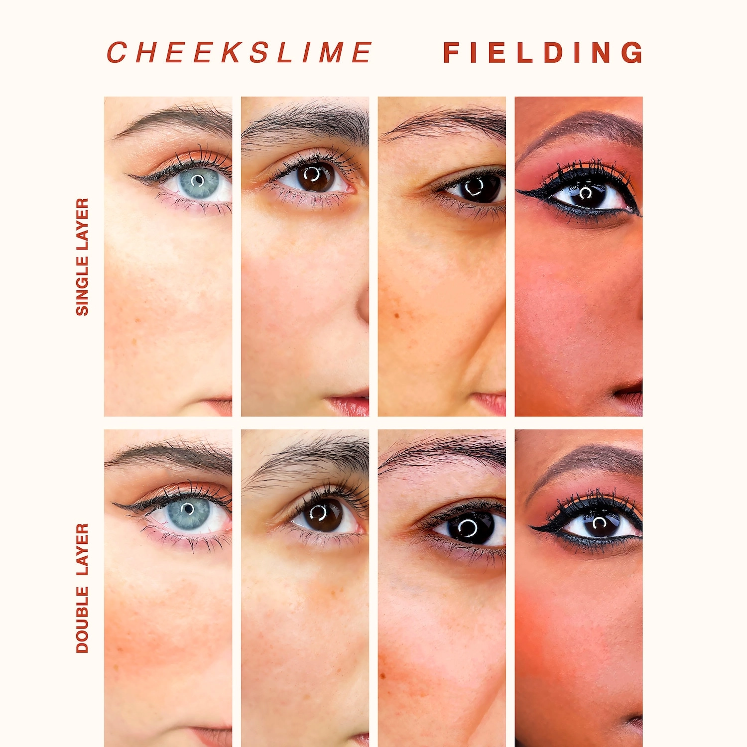 Freck Beauty Cheekslime Blush + Lip Tint with Plant Collagen Color: Fielding - Soft Rust Vegan - Image 3