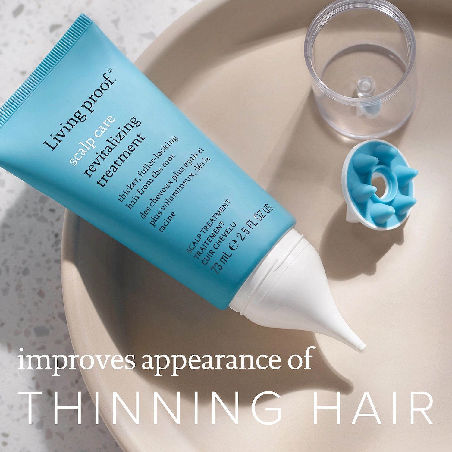 Living Proof Scalp Care Revitalizing Treatment 2.5 oz/72 mL Vegan Clean Hair Thinning Without Parabens Without Silicones - Image 12