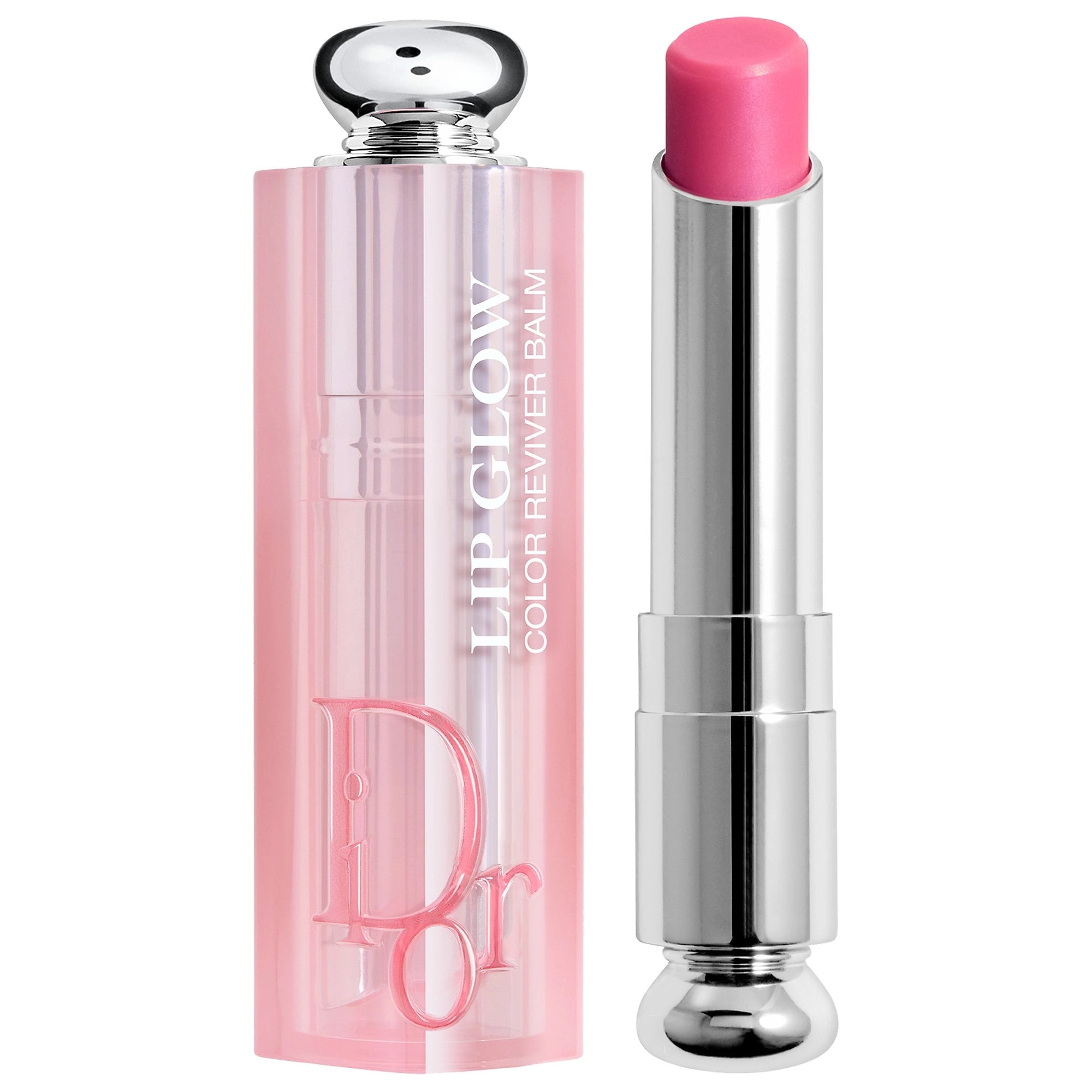 Dior Addict Lip Glow 08 Ultra Pink - Sheer Pink Satin Finish Lip Balm