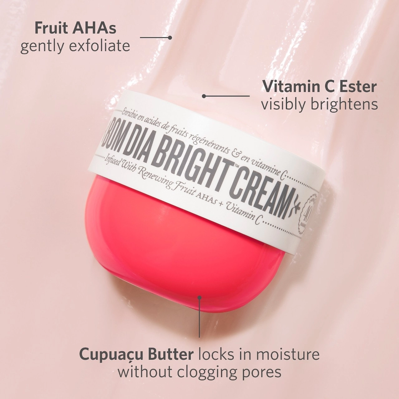 Sol de Janeiro Mini Bom Dia Bright™ Body Cream Size: 2.5 oz/75 mL Warm & Spicy Scent Vitamin C AHA/Glycolic Acid - Image 15