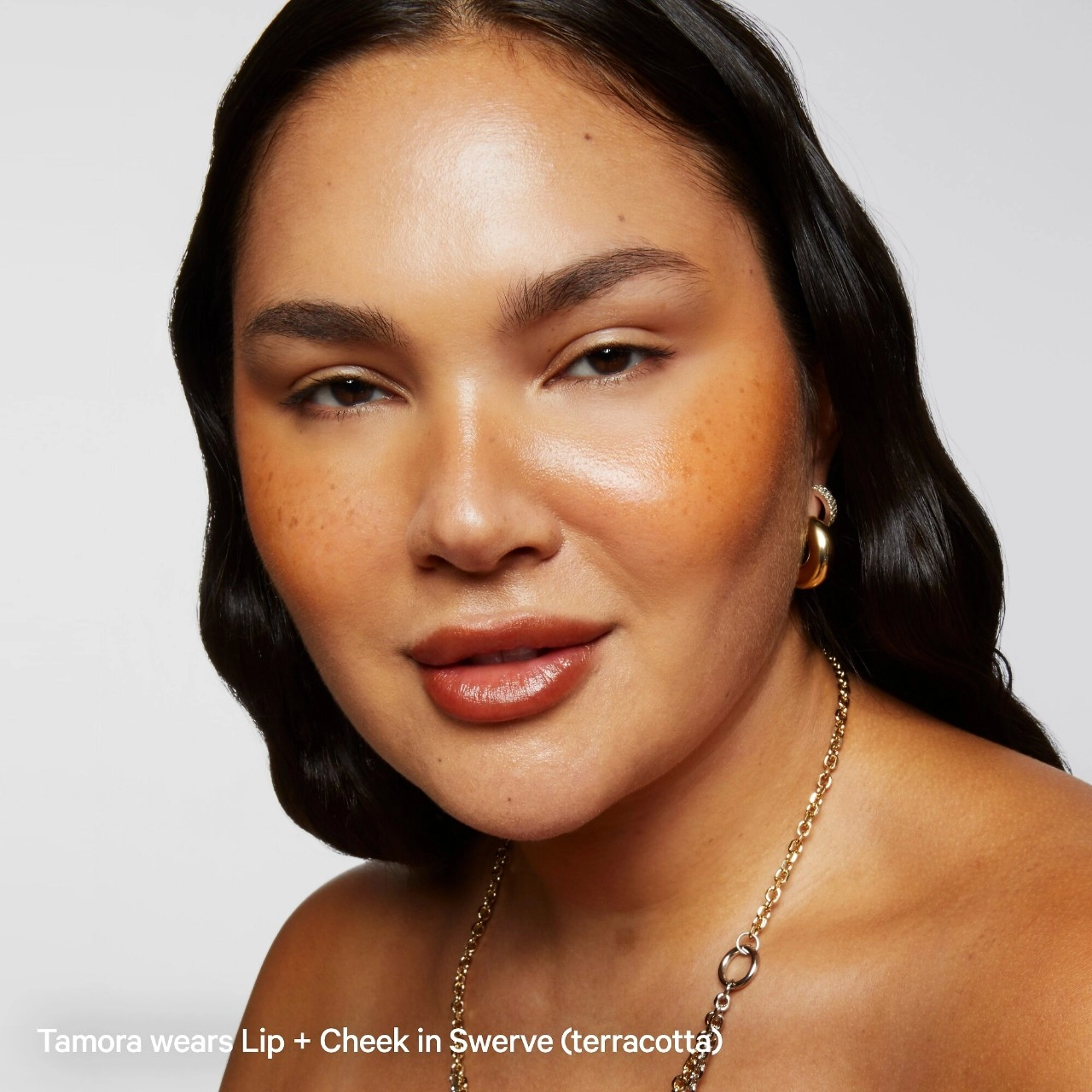 MILK MAKEUP Lip + Cheek Cream Blush Stick - Color: Swerve - Terracotta - Image 2