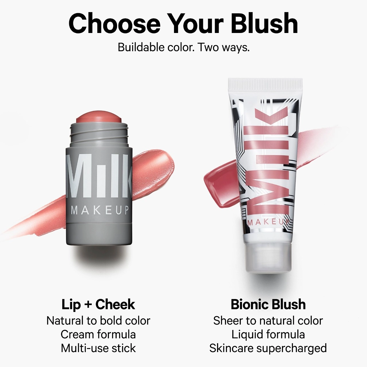 MILK MAKEUP Lip + Cheek Cream Blush Stick - Color: Swerve - Terracotta - Image 8