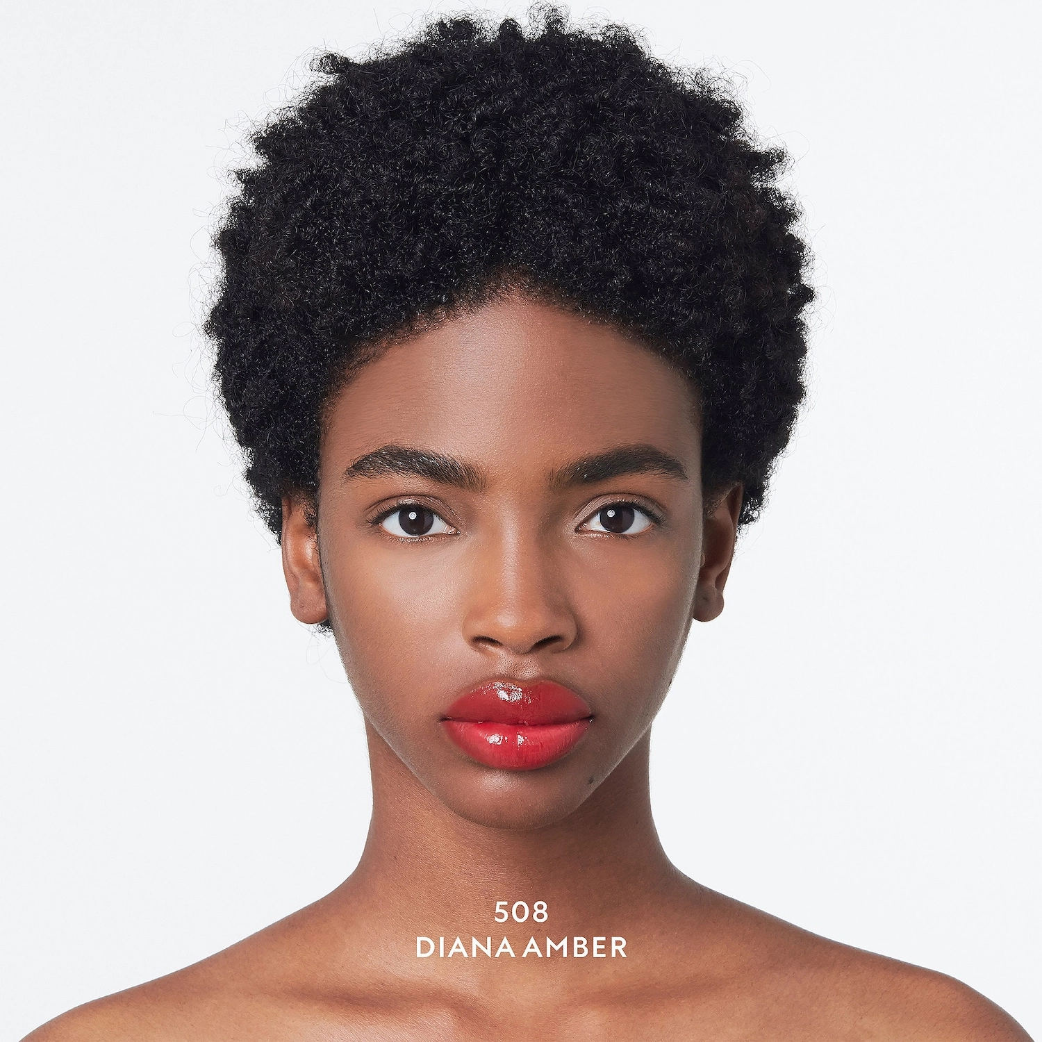 Gucci Glow & Care Shine Lipstick Color: 508 Diana Amber - Red Amber - Image 8