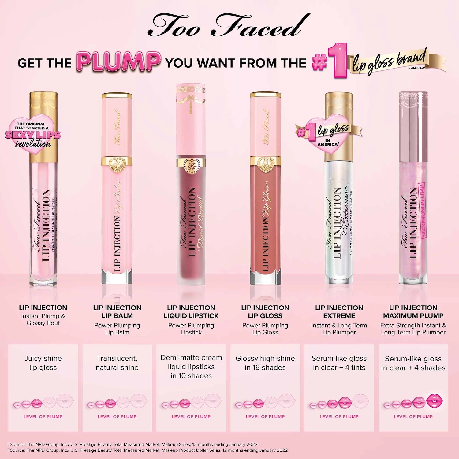 Too Faced Lip Injection Maximum Plump Clear Lip Plumper - Image 16
