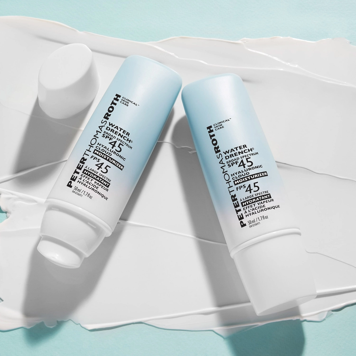 Peter Thomas Roth Water Drench® Broad Spectrum SPF 45 Hyaluronic Cloud Moisturizer 1.7 oz/50 mL - Hyaluronic Acid - Image 2