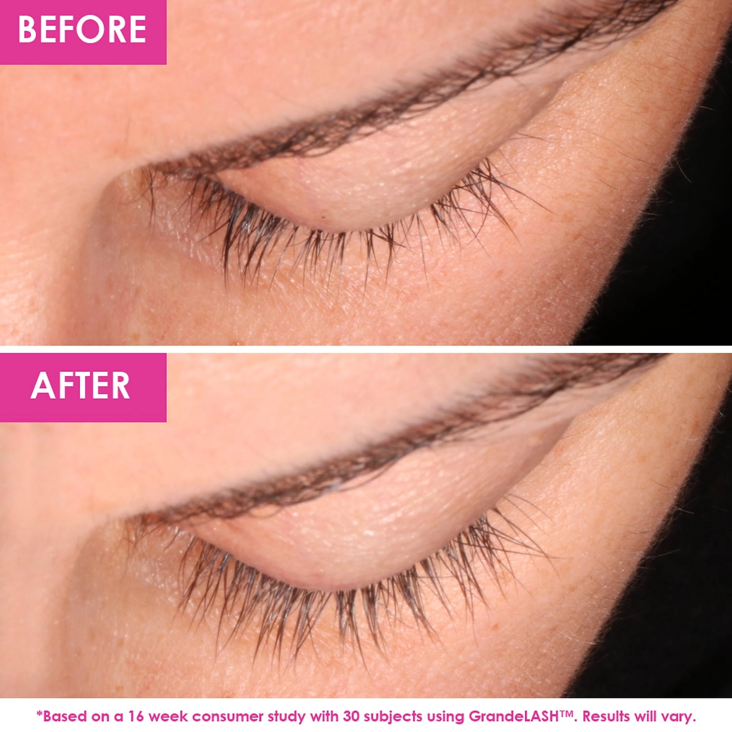 GrandeLASH™ Peptide Lash Enhancing Serum - 0.10 oz/3 mL - Hyaluronic Acid - Liquid Formula - Image 5