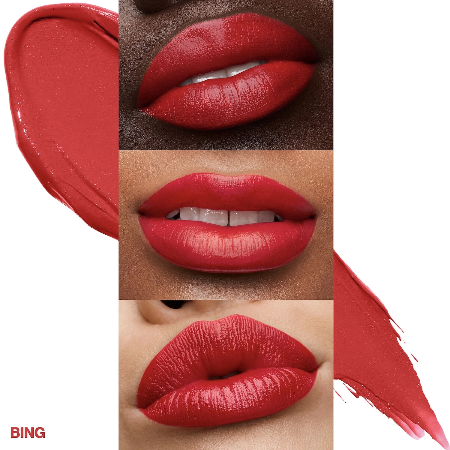 Smashbox Be Legendary Prime & Plush Lipstick in Bing - Orangey Red Cream Formula Satin Finish - Image 4