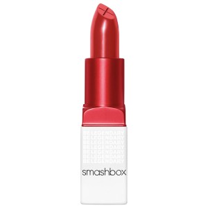 Smashbox Be Legendary Prime & Plush Lipstick in Bing - Orangey Red Cream Formula Satin Finish