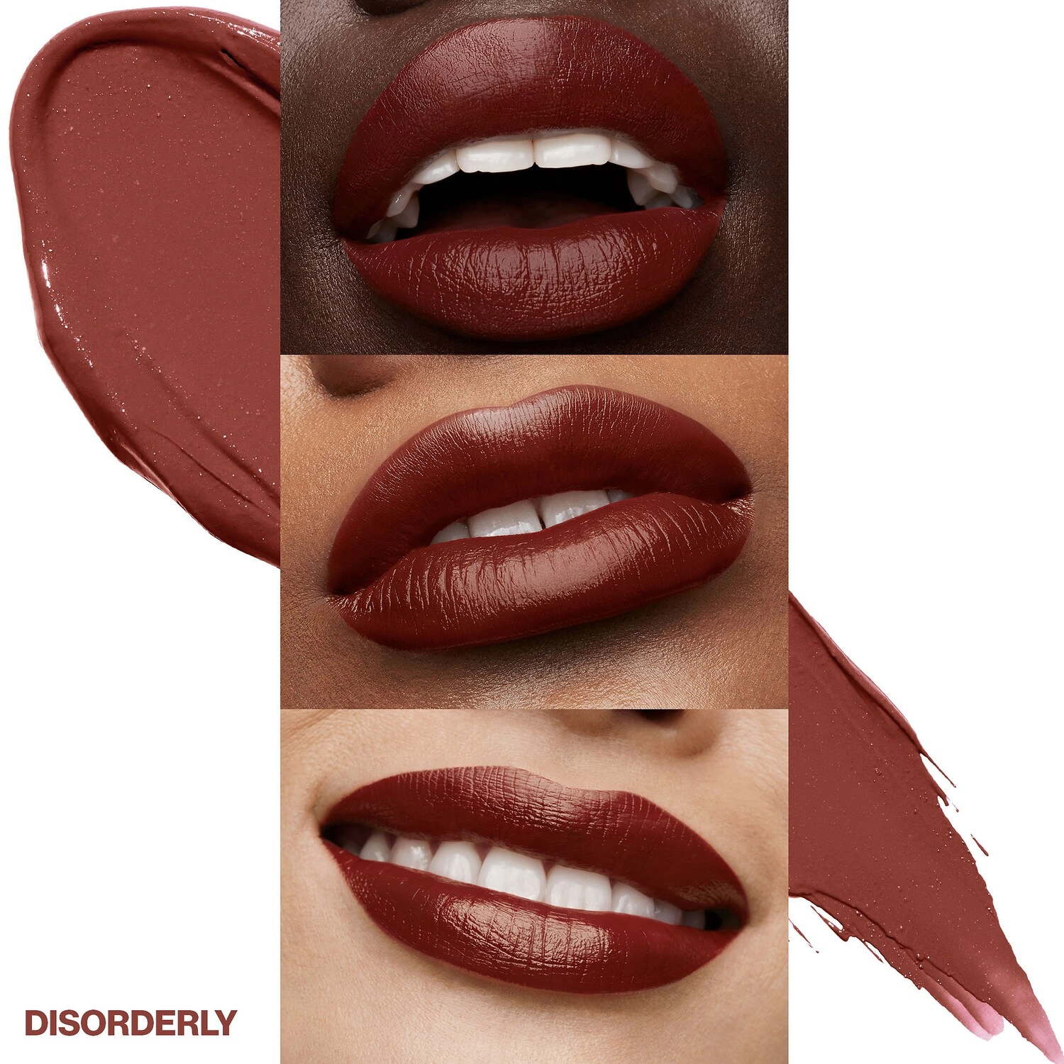Smashbox Be Legendary Prime & Plush Lipstick Color: Disorderly - Deep Brick Red - Image 4
