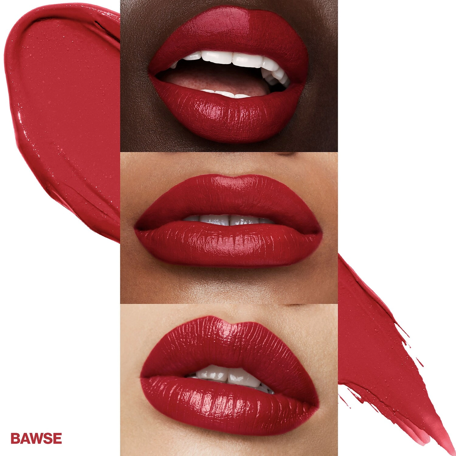 Smashbox Be Legendary Prime & Plush Lipstick Color: Bawse - Deep Red - Image 4