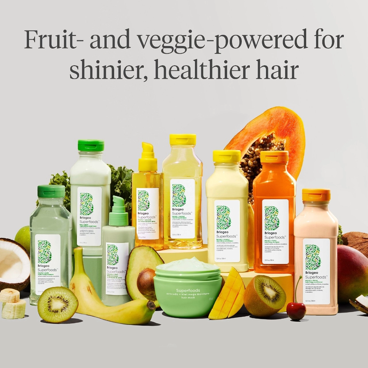 "Briogeo Superfoods Mango + Cherry Balancing Shampoo + Conditioner Duo for Oil Control" - Image 6