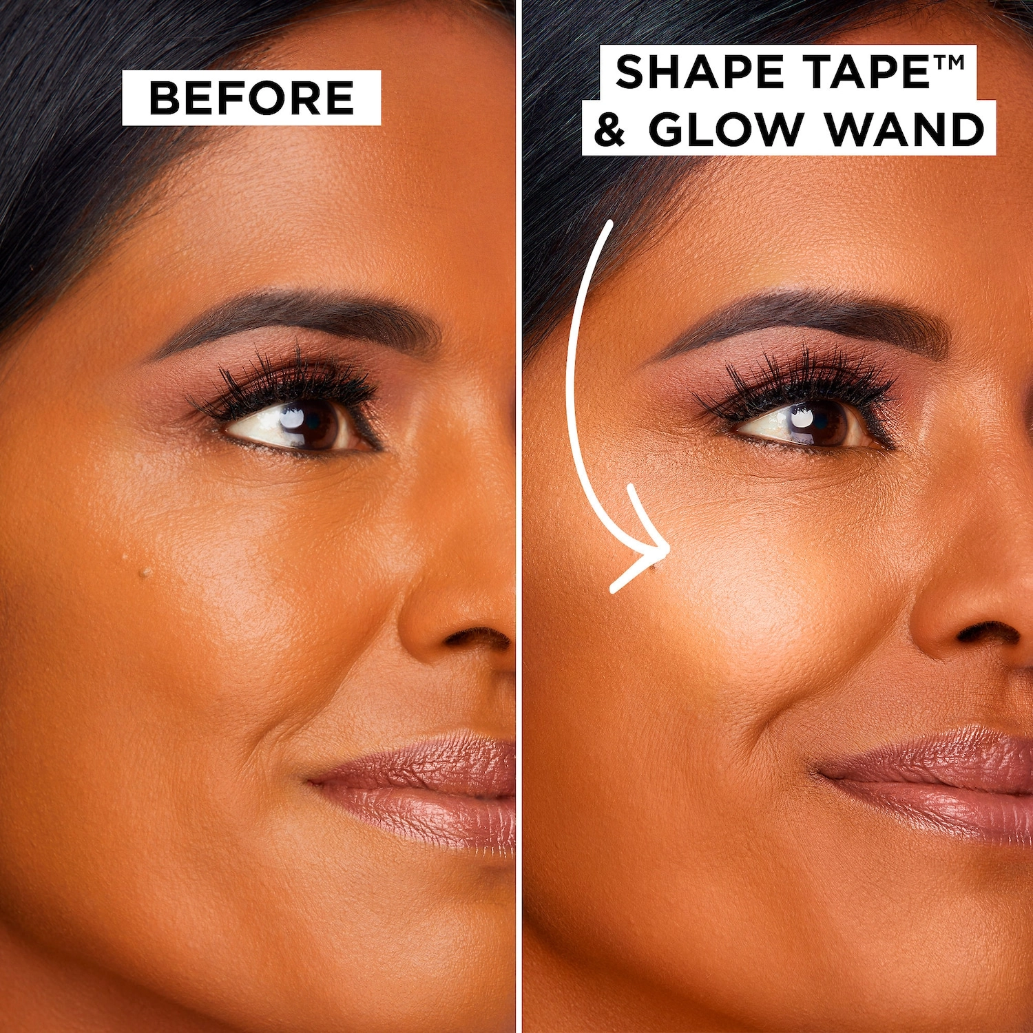 Tarte Shape Tape™ Glow Wand - Auroral Amber Glow Vegan Liquid Radiant Finish - Image 7