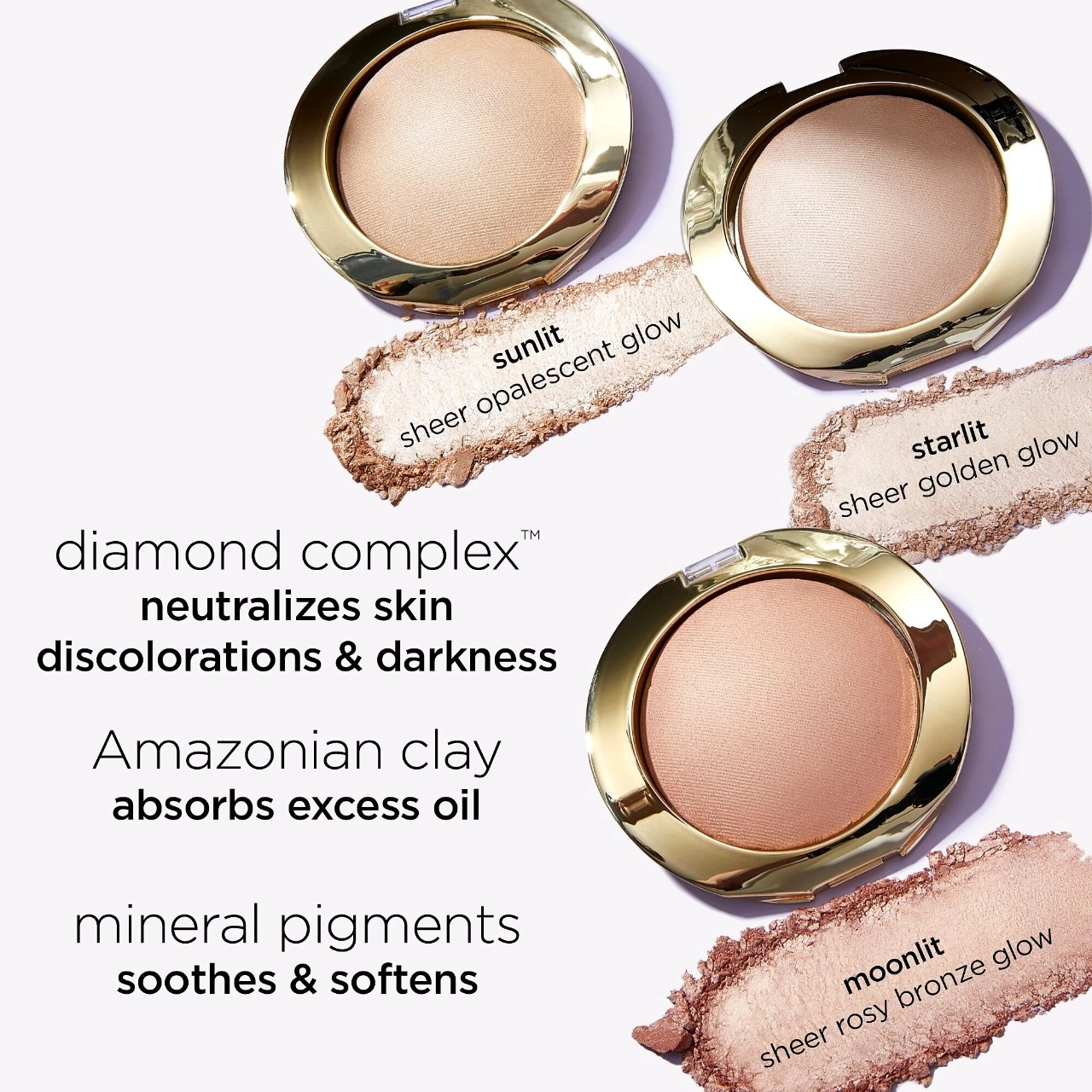 Tarte Shape Tape™ Glow Powder - Sunlit Sheer Opalescent Glow Vegan Radiant Finish Pressed Powder - Image 4