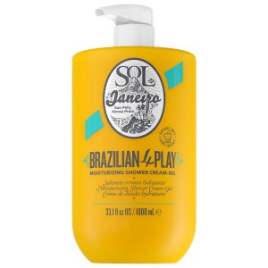 Sol de Janeiro Brazilian 4 Play Moisturizing Shower Cream-Gel 33.1 oz/1000 mL Limited Edition Warm & Spicy Scent