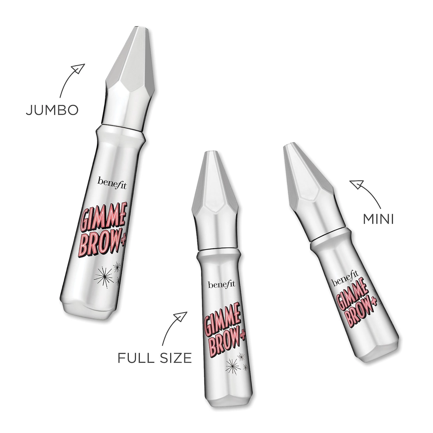 Benefit Cosmetics Gimme Brow+ Volumizing Eyebrow Gel Jumbo Color: 4.5 - Neutral Deep Brown - Image 15