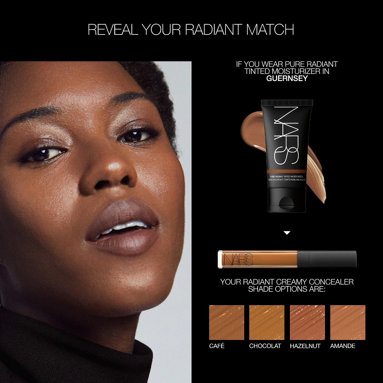 NARS Pure Radiant Tinted Moisturizer Color: Guernsey - Deep Skin with Neutral Undertones - Image 6