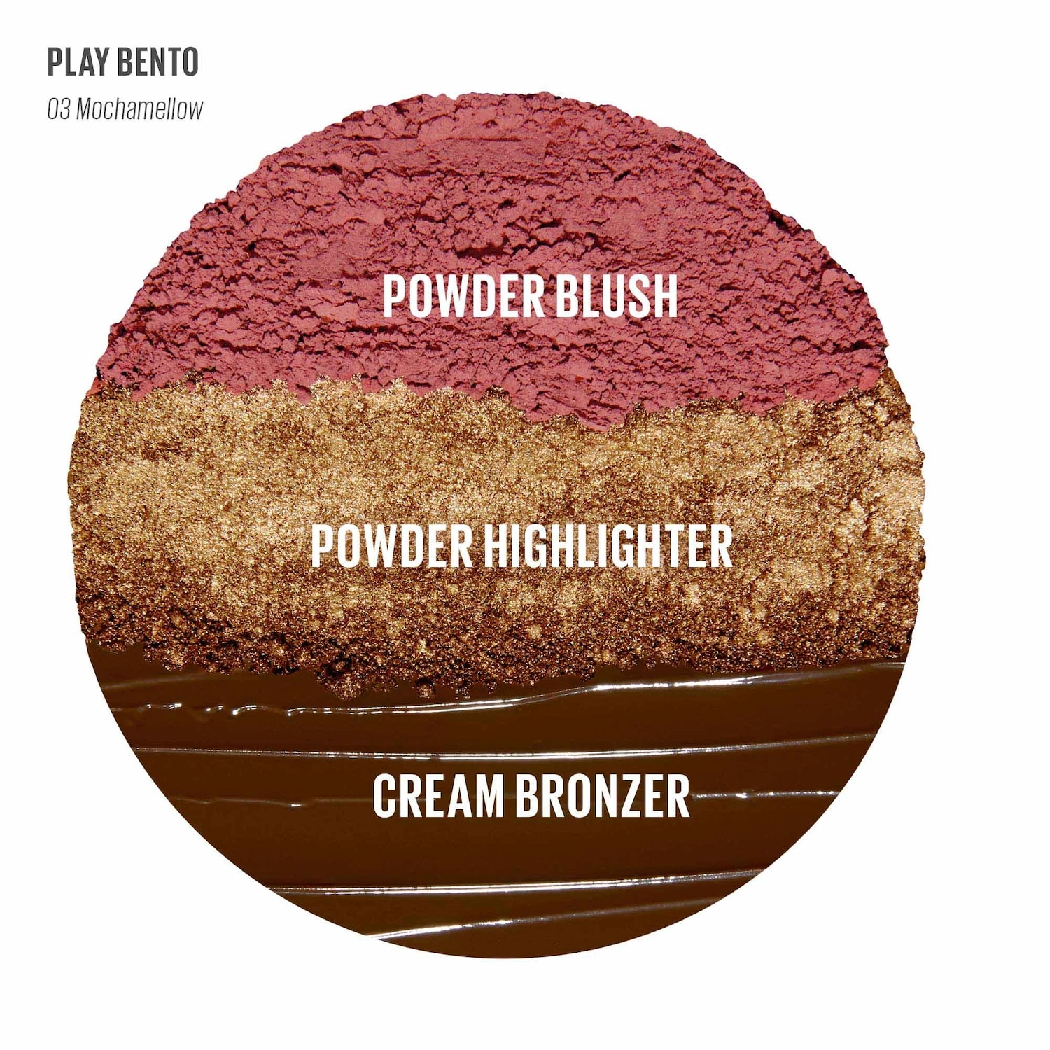 Kaja Face Bento Cream Bronzer, Powder Blush & Highlighter Sculpting Trio - 03 Mochamallow - Image 8
