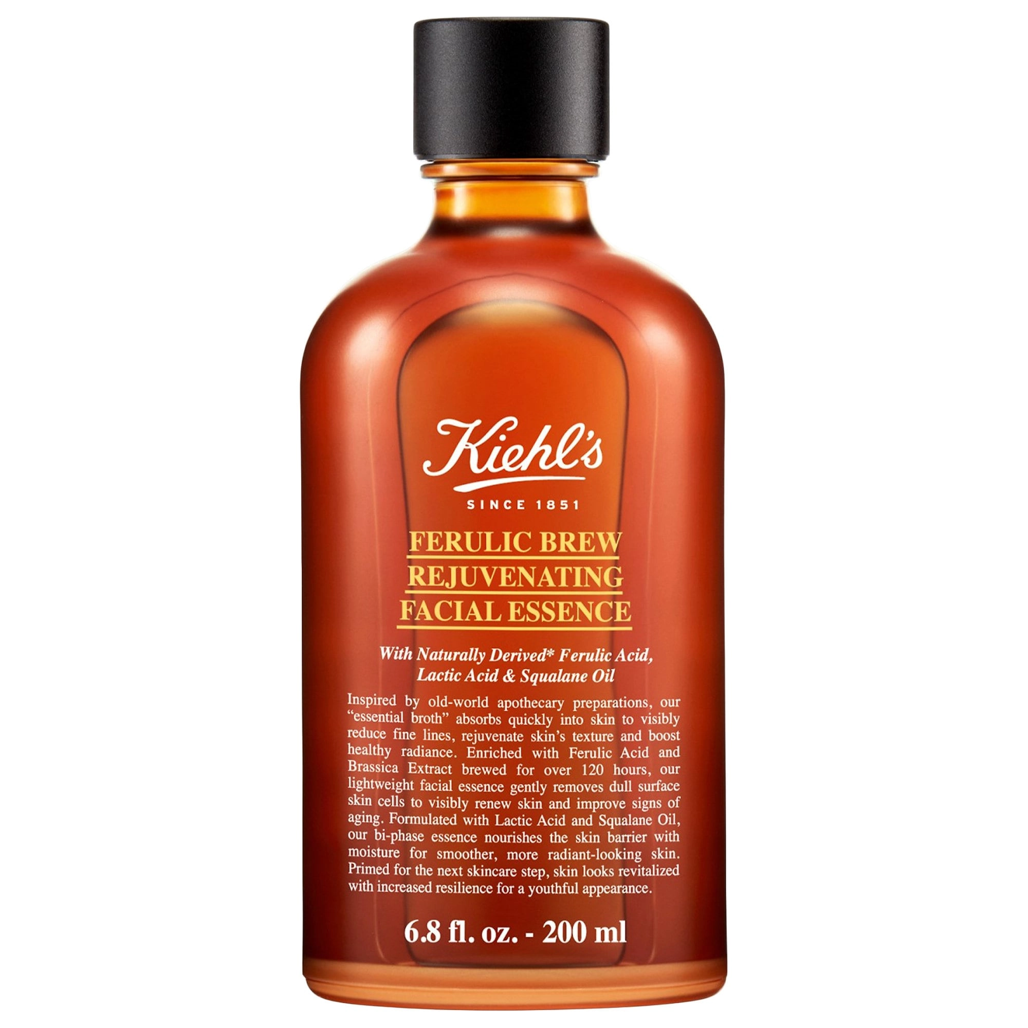 Kiehl's Since 1851 Ferulic Brew Facial Treatment Essence with Lactic Acid 6.8 oz/200 mL