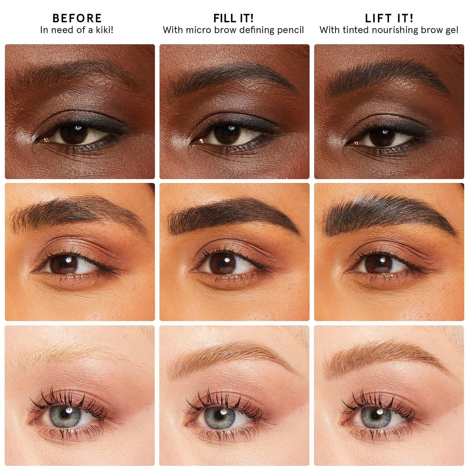 ONE/SIZE by Patrick Starrr BrowKiki Nourishing Tinted Brow Gel - Soft Brown - Image 4