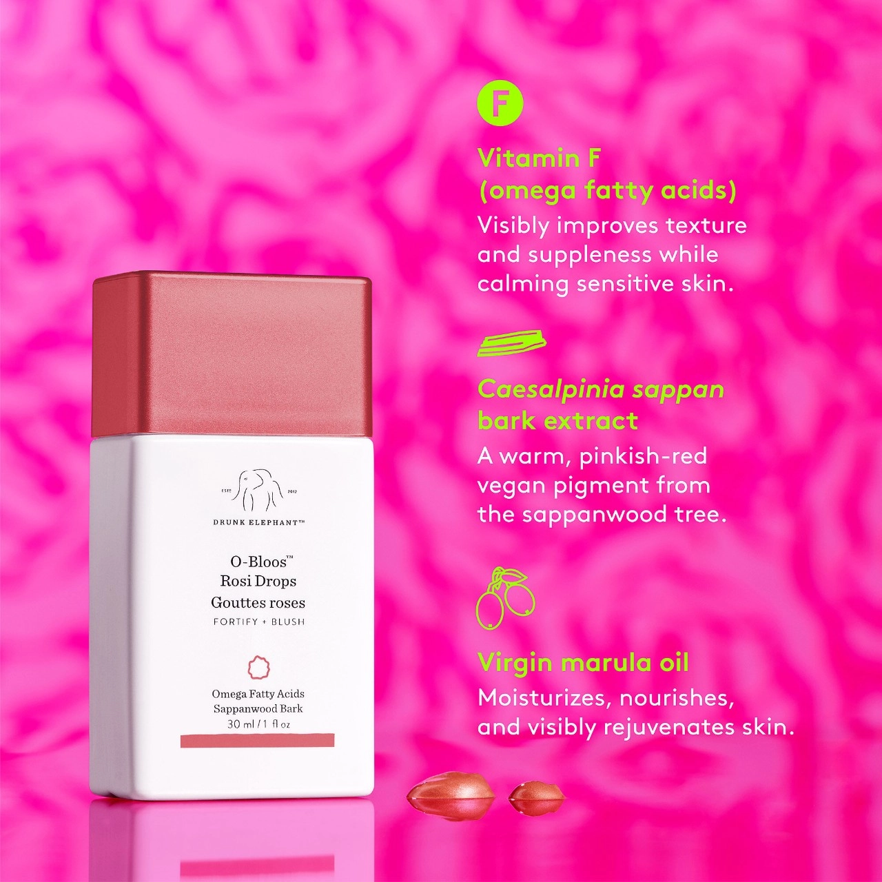 Drunk Elephant O-Bloos™ Rosi Glow Drops with Vitamin F - Image 7