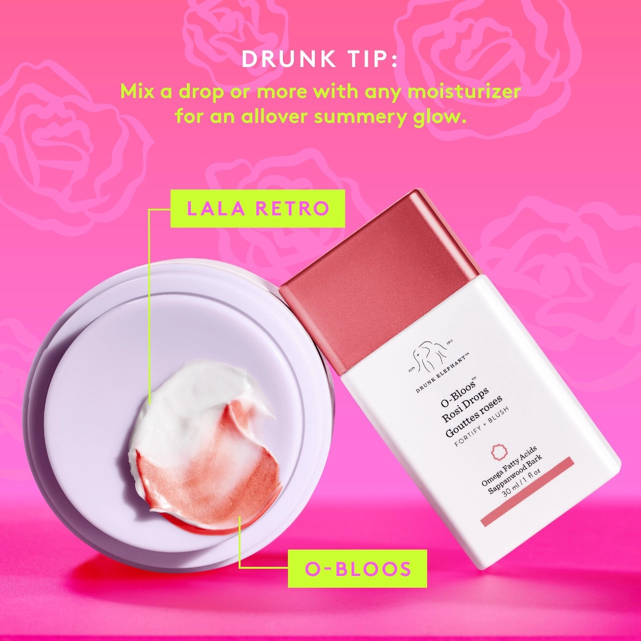 Drunk Elephant O-Bloos™ Rosi Glow Drops with Vitamin F - Image 8