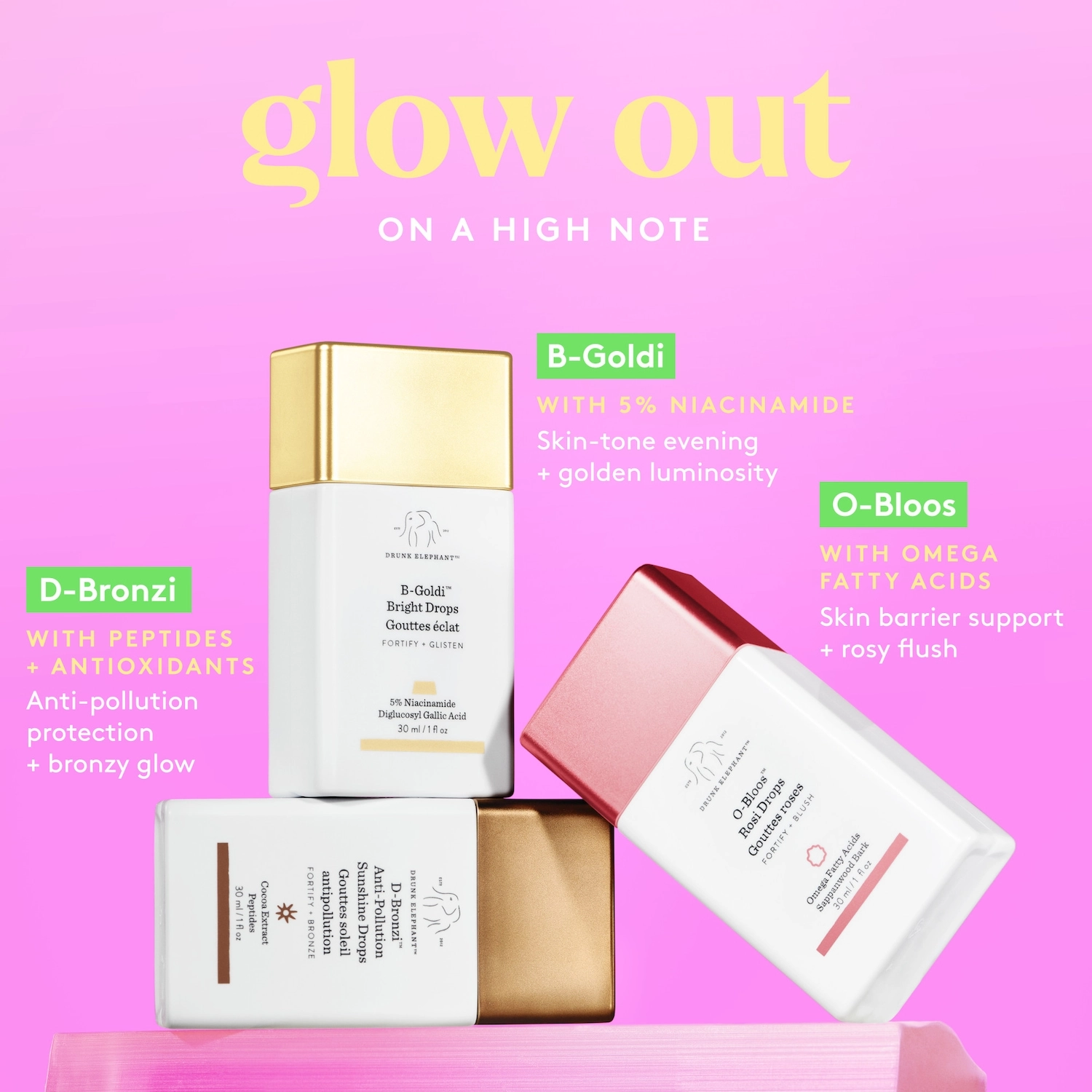 Drunk Elephant O-Bloos™ Rosi Glow Drops with Vitamin F - Image 9