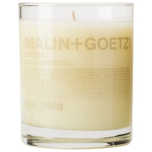 MALIN+GOETZ Vetiver Candle 9 oz/ 260 g Woody & Earthy Scent Fresh Unisex Vegan