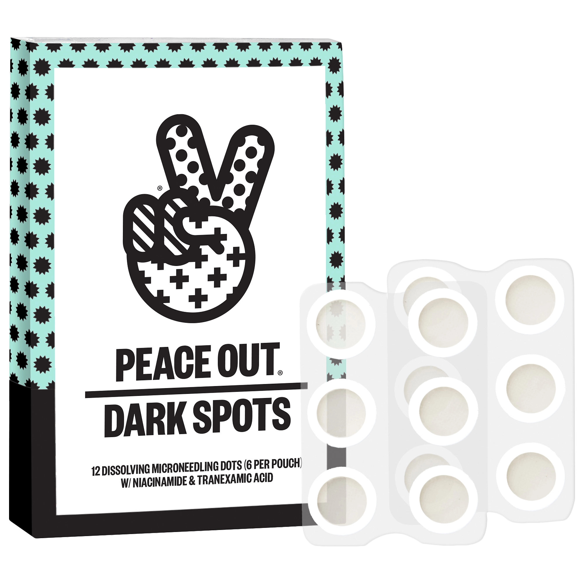Peace Out Microneedling Dark Spot Brightening Dots with Hyaluronic Acid