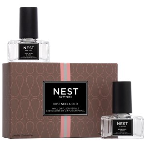 NEST New York Rose Noir & Oud Wall Diffuser Refill - Vegan, Paraben-Free, Sulfate-Free