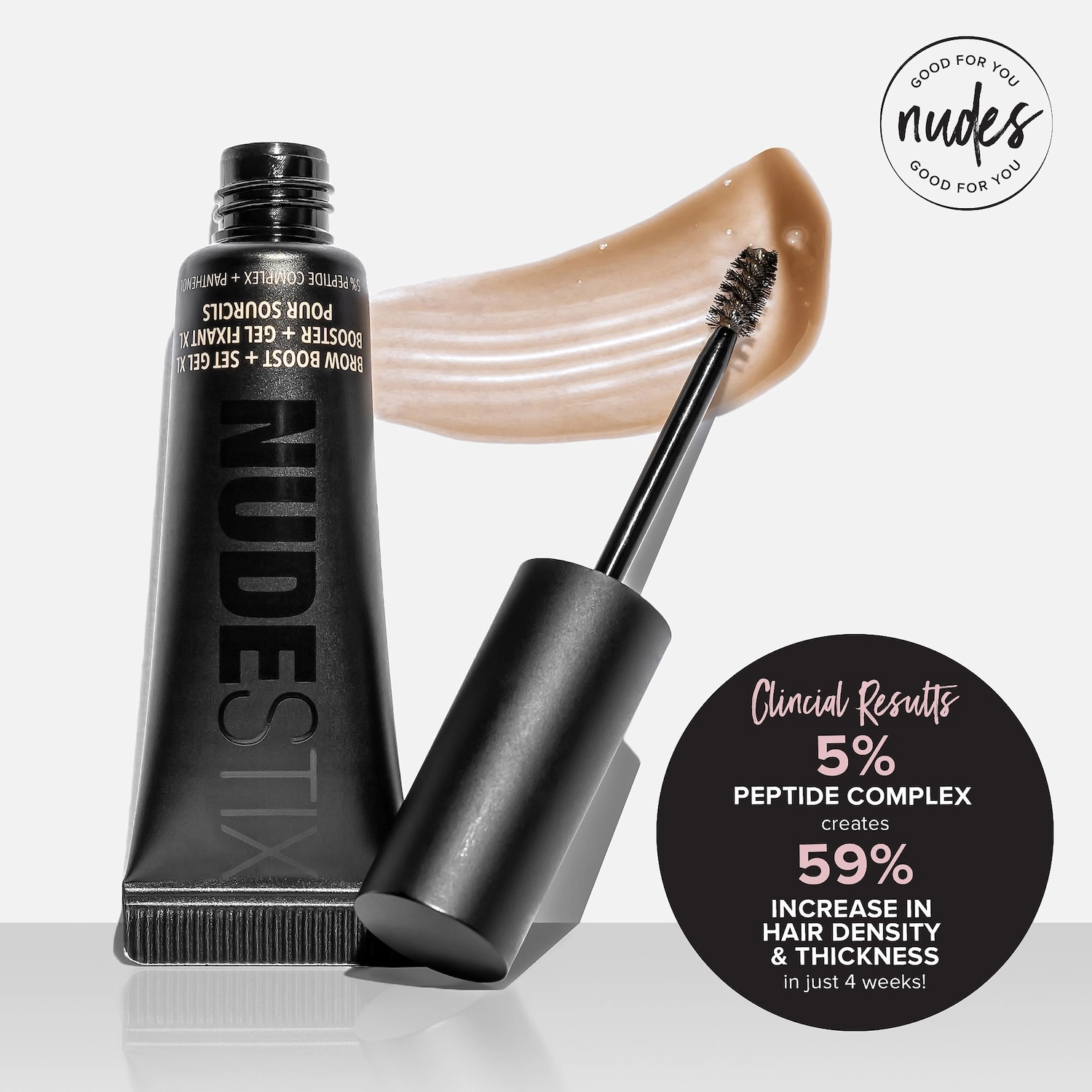 NUDESTIX Brow Set Gel XL Vegan Long-wearing Without Parabens - Image 2