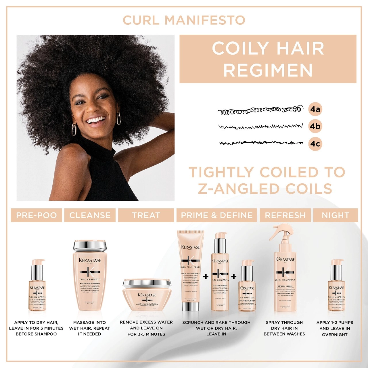 Kérastase Curl Manifesto Curl Refreshing & Restyling Spray 6.4 oz/190 mL - Hydrating Curl-Enhancing Spray for Frizz, Coily, and Curly Hair - Image 8