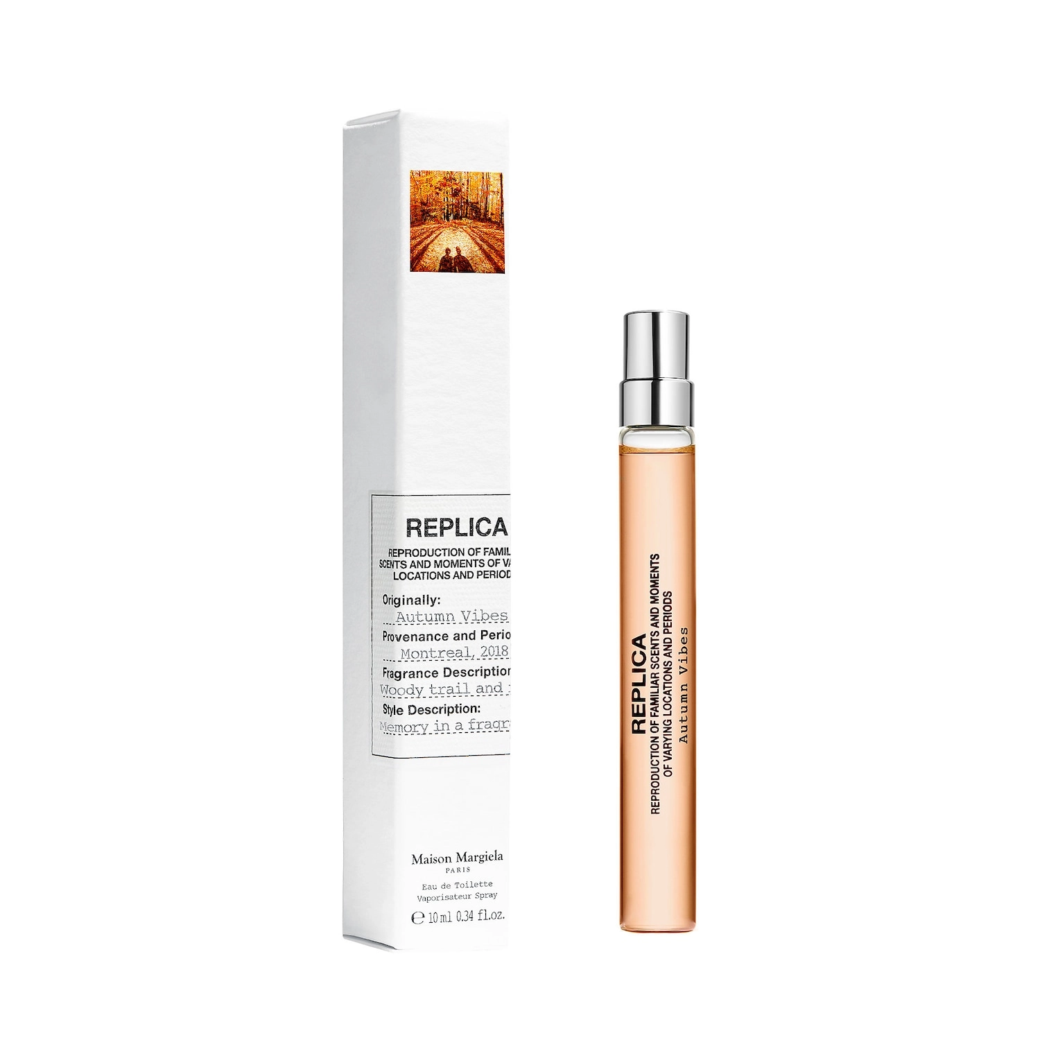 Maison Margiela 'REPLICA' Autumn Vibes Travel Spray 0.34 oz/10 mL Unisex Woody & Earthy Scent - Image 5