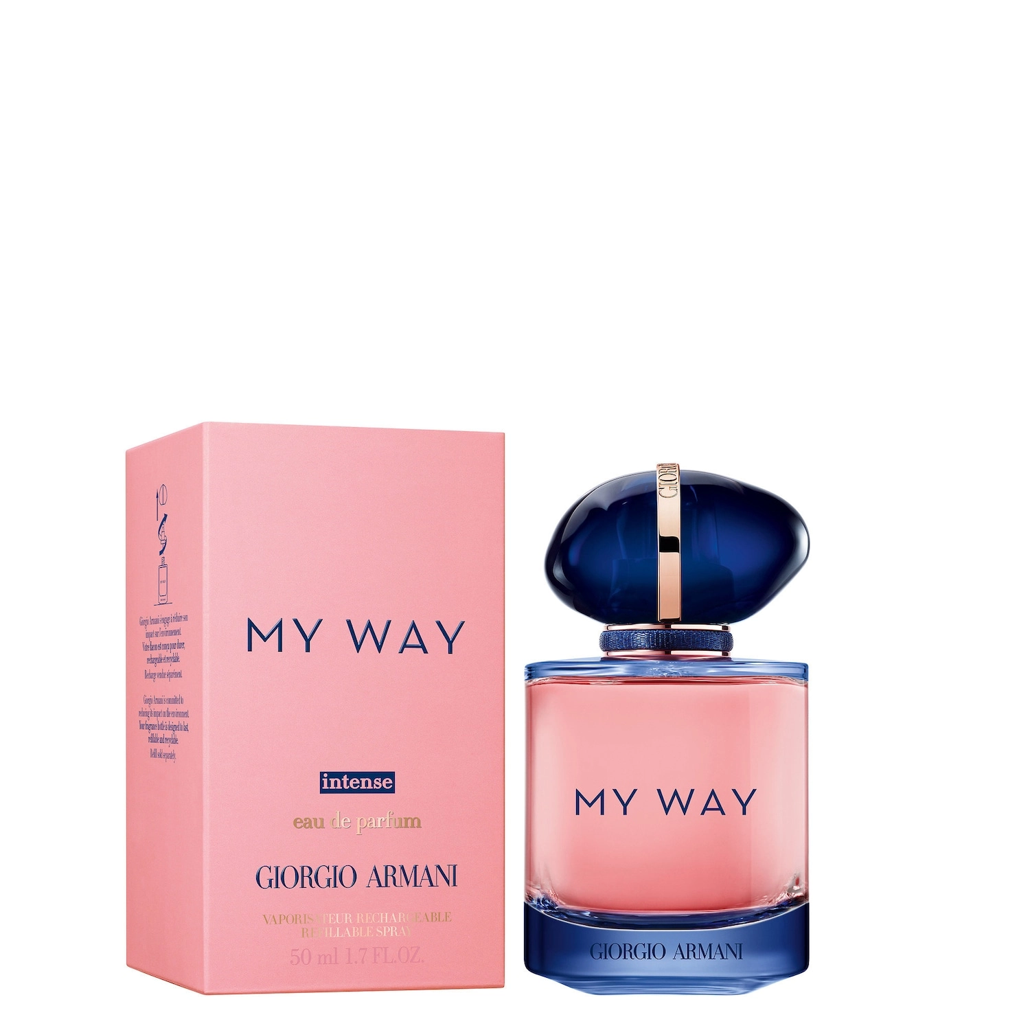 Armani Beauty My Way Eau de Parfum Intense 1.7 oz/50 mL Floral Warm Floral Orange Blossom Tuberose Vanilla - Image 4