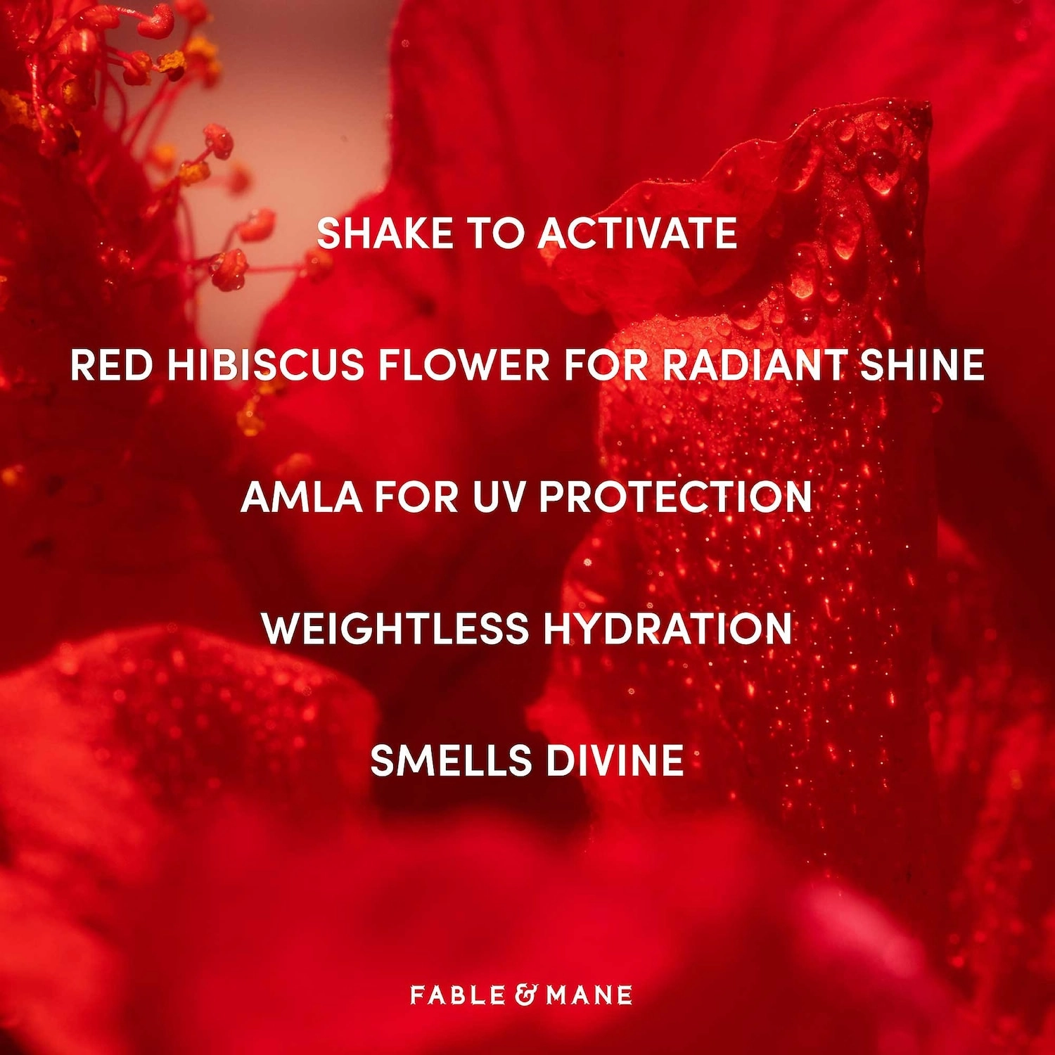 Fable & Mane HoliRoots™ Hibiscus Hydrating Hair Oil Mist - Image 4