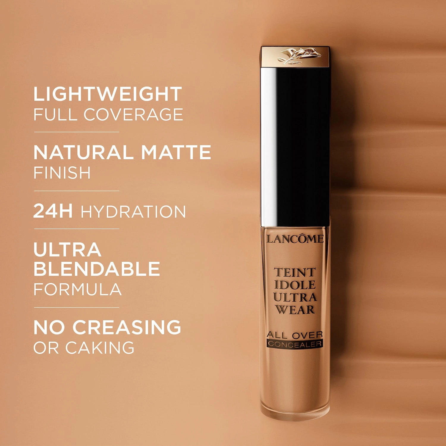 Lancôme Teint Idole Ultra Wear All Over Full Coverage Concealer 500 Suede Warm - Image 5